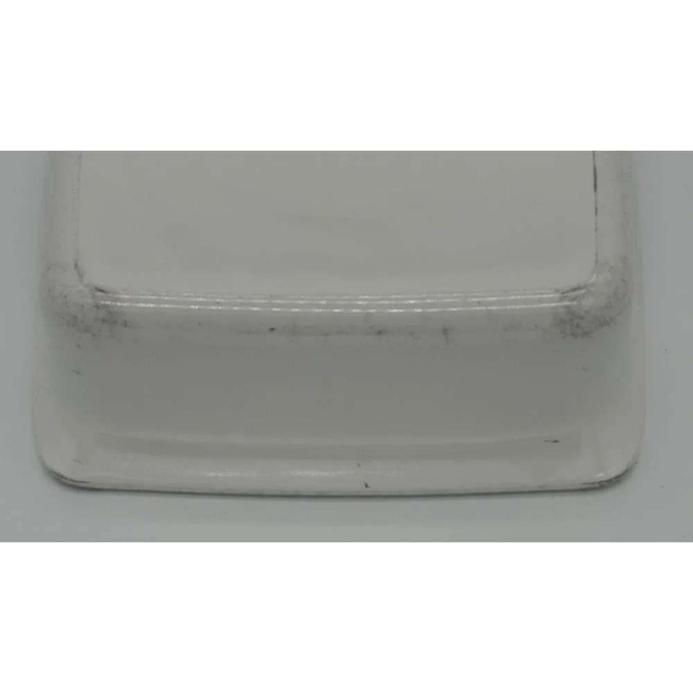 Vintage Cornflower Milk Glass Cottagecore Rustic Retro Farmhouse Casserole Pan